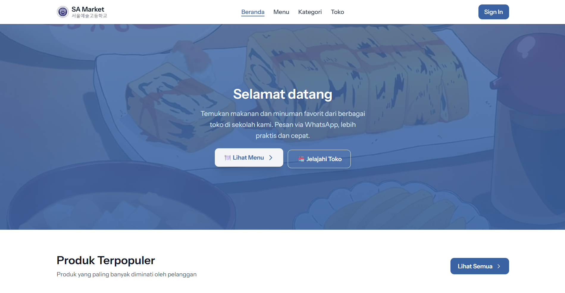 E-commerce Website - Toko Online Saya