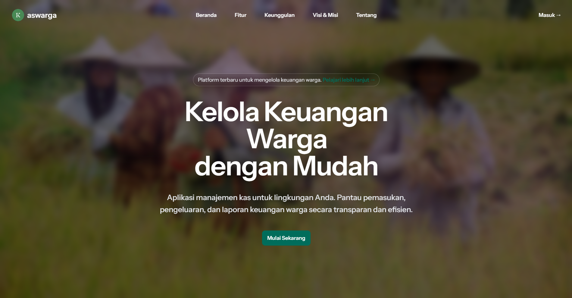 Kaswarga - Kelola kas & keuangan warga